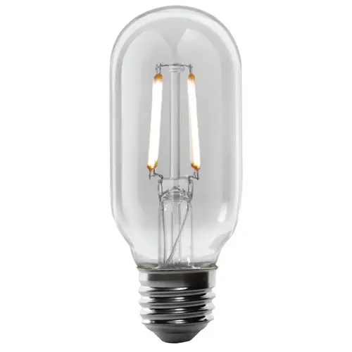 Feit Electric T14/CL/VG/LED-XCP4 LED Bulb, Decorative, T14 Lamp, 40 W Equivalent, E26 Lamp Base, Dimmable, Clear - pack of 4