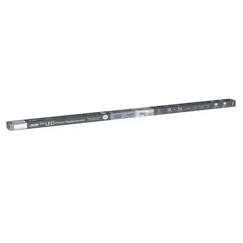 Feit Electric T36/840/LEDG2 Plug and Play Tube, 120 to 277 V, 12 W, LED Lamp, 1450 Lumens Lumens, 4100 K Color Temp White