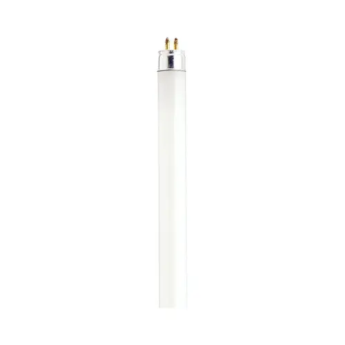 Satco S1904 Fluorescent Bulb 8 W T5 0.63" D X 11.91" L Cool White Linear 4000 K Frosted