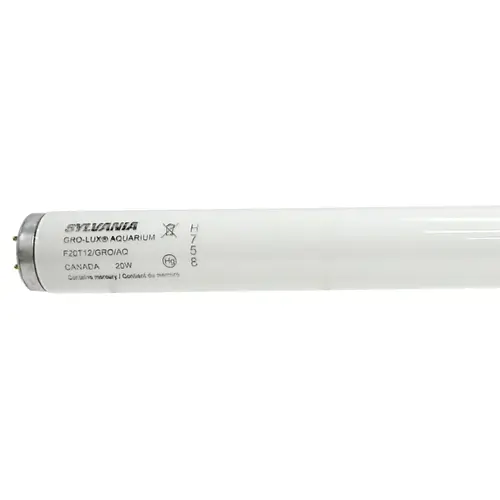 Sylvania 22029-XCP6 Fluorescent Bulb, 20 W, T12 Lamp, Medium G13 Lamp Base, 480 Lumens, 9000 hr Average Life - pack of 6