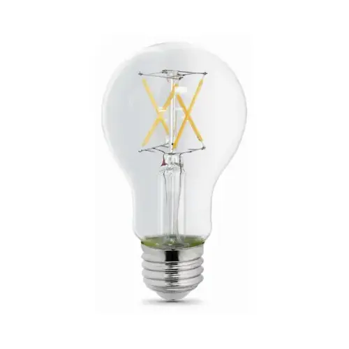 Feit Electric BPA1940CL950CAFIL2RP LED Light Bulbs, A19, Daylight, 450 Lumens, 5-Watts Pair