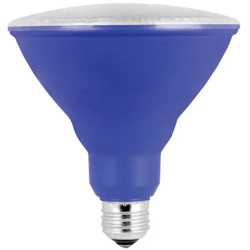 Feit Electric PAR38B10KLEDBX LED Bulb, Flood/Spotlight, PAR38 Lamp, E26 Lamp Base, Blue Light Clear