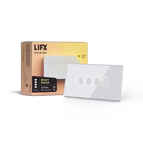 Feit LFSWWHT4FUS Switch HARDWIRED OUTLETS & CONTROLS 15 amps Smart White White