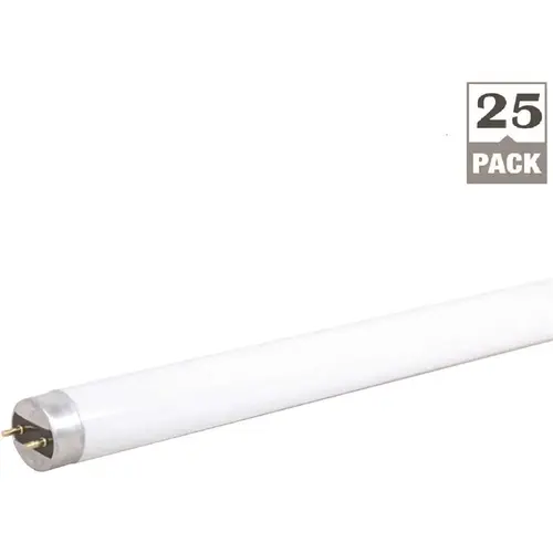 Halco Lighting Technologies T836FR11/840/DIR3/LED 82359 25-Watt Equivalent 10-Watt 3 ft. T8 Linear LED Non-Dimmable Plug and Play Light Bulb Type A Cool White 4000K - pack of 25