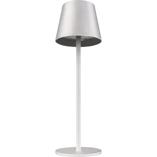 Westek BL-13DENV-MW Amerelle Denver Matte White Rechargeable Indoor/Outdoor LED Lamp