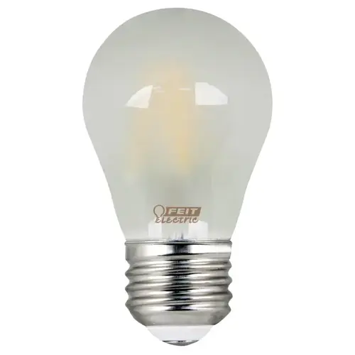 Feit Electric BPA1540W927/CAFIL2/RP LED Bulb, General Purpose, A15 Lamp, 40 W Equivalent, E26 Lamp Base, Dimmable Pair