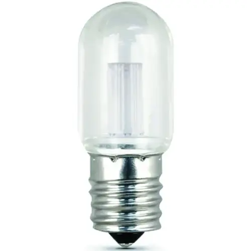 Feit Electric BPT7N/SU/LED LED Lamp, Linear, T7 Lamp, 15 W Equivalent, E17 Lamp Base, Clear, Warm White Light