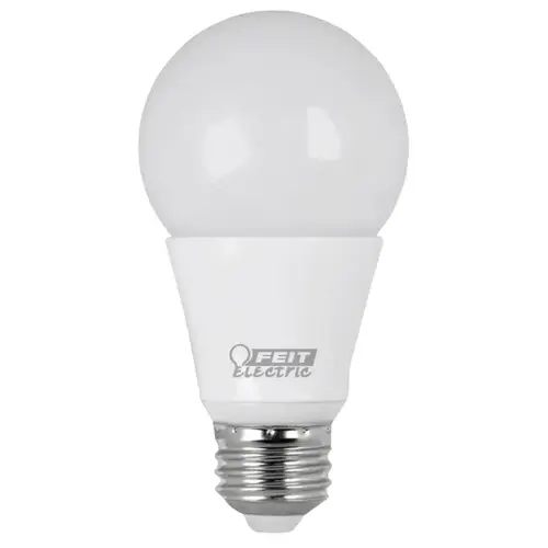 Feit Electric OM60/830/LED/CAN LED Bulb, General Purpose, A19 Lamp, 60 W Equivalent, E26 Lamp Base, Dimmable
