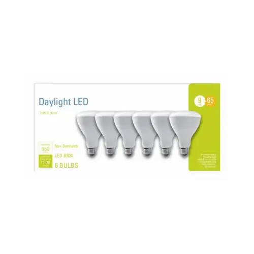 GE 93098315 LED Light Bulb BR30 E26 (Medium) Daylight 65 Watt Equivalence Frosted