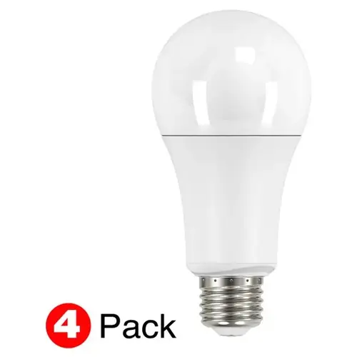 Satco S28790 LED Bulb Type A A19 E26 (Medium) Natural Light 100 W Frosted