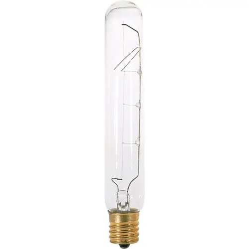 Satco S3281 20W Frosted Intermediate Base T6.5 Incandescent Tubular Appliance Light Bulb