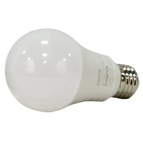 Sylvania 40205 LED Bulb, General Purpose, A19 Lamp, E26 Lamp Base, Dimmable, Frosted, 5000 K Color Temp - pack of 12