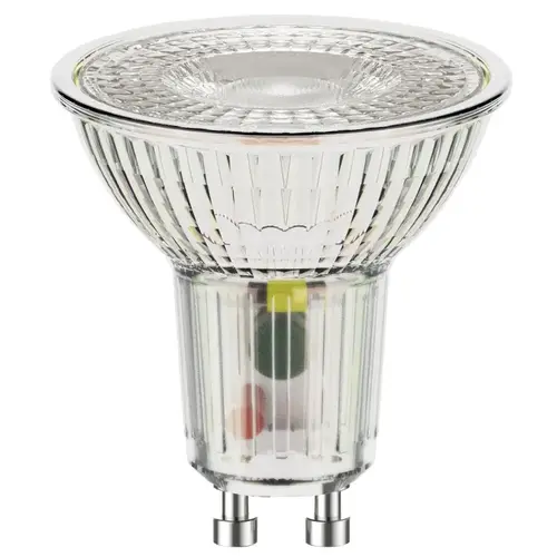 Sylvania 40933 Natural LED Bulb, Spotlight, PAR16 Lamp, GU10 Lamp Base, Dimmable, Daylight Light, 5000 K Color Temp