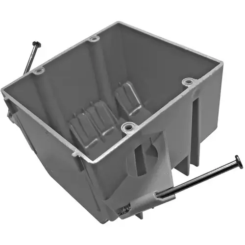 Cantex EZ32DN Outlet Box EZ Box New Work 32 cu in Rectangle PVC 2 gang Gray Gray