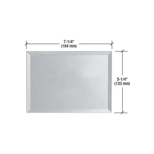 CRL BMP3GC Clear Triple Blank without Screw Holes Glass Mirror Plate