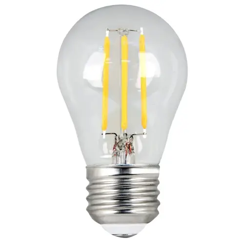 Feit Electric BPA1560/927CA/FIL Feit Electric BPA1560/927CA/FIL/2 LED Bulb, General Purpose, A15 Lamp, 60 W Equivalent, E26 Lamp Base, Dimmable, Clear - pack of 2