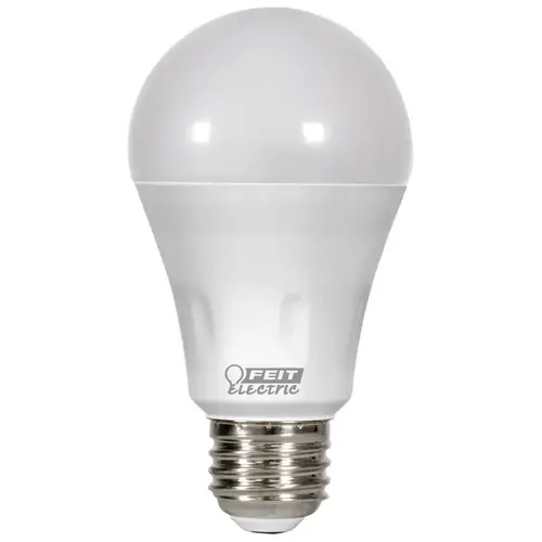 Feit Electric BPA19/GLASE/LED LED Light Bulb, General Purpose, A19 Lamp, 40 W Equivalent, E26 Lamp Base, Green Clear