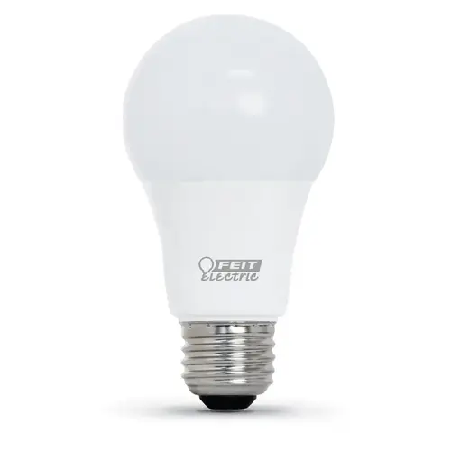 Feit Electric OM40DM/950CA LED Lamp, General Purpose, A19 Lamp, 40 W Equivalent, E26 Lamp Base, Dimmable, Daylight Light White