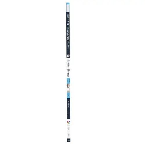 Feit Electric T48/850/LEDG2-XCP4 Plug and Play Tube, 120 to 277 V, 14 W, LED Lamp, 1800 Lumens Lumens, 5000 K Color Temp - pack of 4
