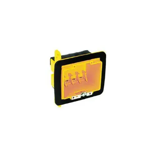 RACO 2002FBAR BOX VAPOR BARRIER 2GANG YELLOW