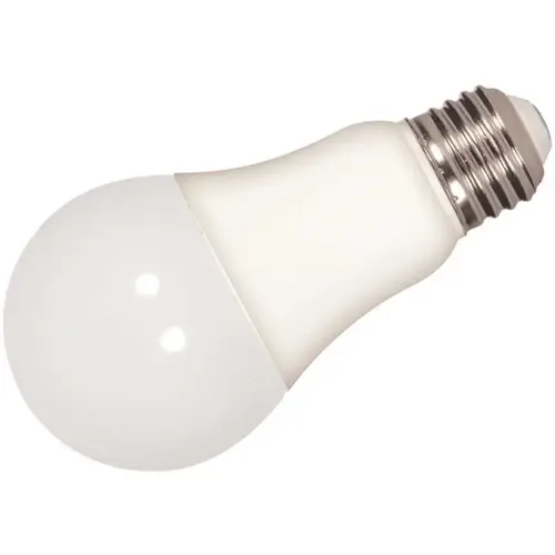 Satco S29817 15w A19 LED Bulb Frosted 4000k E26 Base 220 Beam Angle 120v
