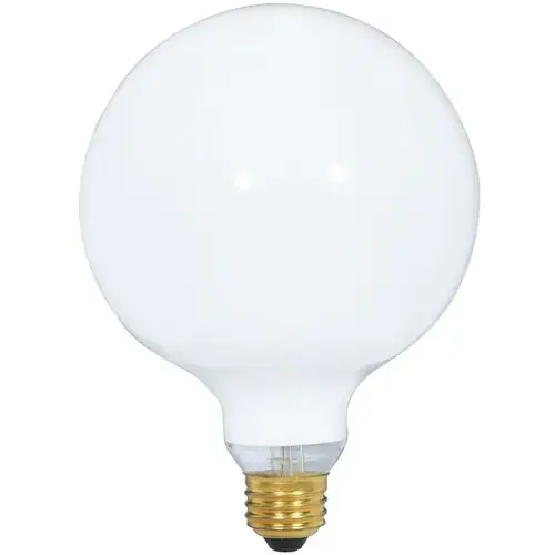 Satco S3001 Incandescent Globe Light Bulb 40-Watt G40 E26 White