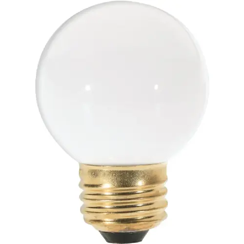 Satco S4541 25W Frosted Medium G16.5 Incandescent Globe Light Bulb