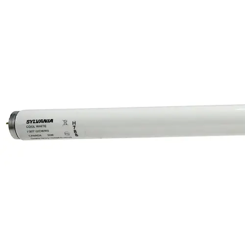 Sylvania 23493-XCP6 Fluorescent Bulb, 30 W, T12 Lamp, Medium Lamp Base, 1870 Lumens, 4200 K Color Temp, Cool White Light - pack of 6
