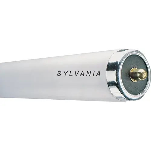 Sylvania 29489 Fluorescent Bulb, 75 W, T12 Lamp, Single Pin Lamp Base, 3872 Lumens, 4100 K Color Temp, Cool White Light