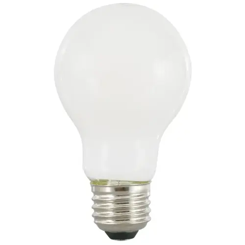 Sylvania 40750 Natural LED Bulb, General Purpose, A19 Lamp, 75 W Equivalent, E26 Lamp Base, Dimmable, Frosted - pack of 2