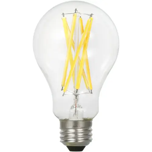Sylvania 40875 Natural LED Bulb, General Purpose, A21 Lamp, 100 W Equivalent, E26 Lamp Base, Dimmable, Clear - pack of 4