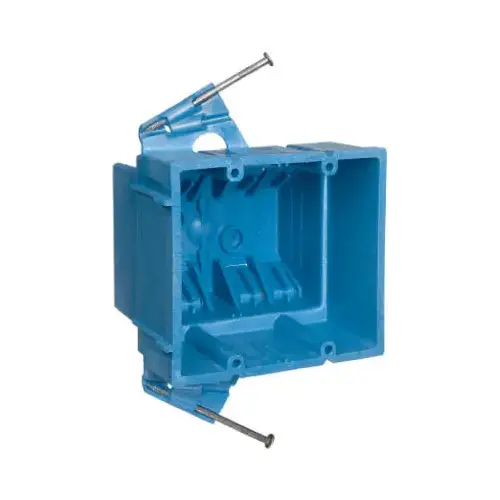 Carlon BH235A SuperBlue 2 Gang New Work Hard Body Electrical Wiring Box