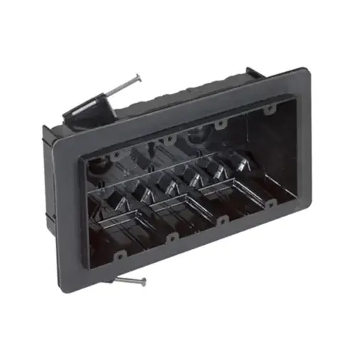 Carlon FN-460-VR DraftTight Electrical Outlet Box, 4-Gang, 60-Cu. In.