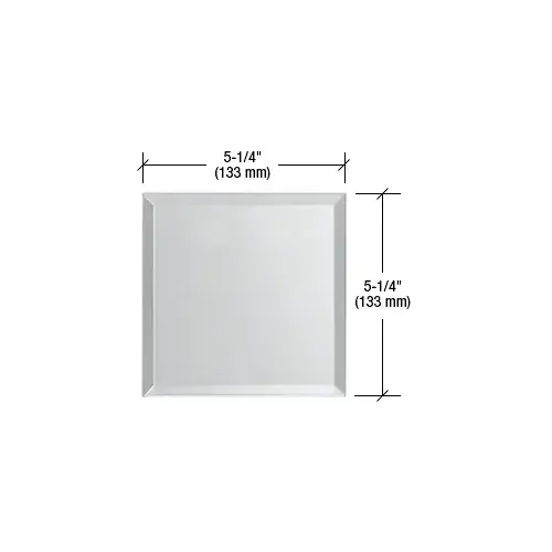CRL BMP2GC Clear Double Blank Without Screw Holes Glass Mirror Plate