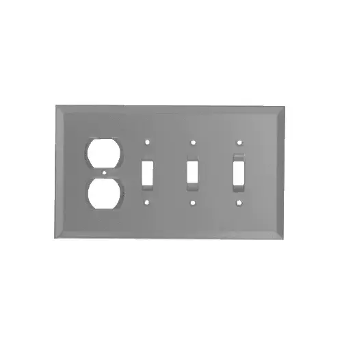CRL GMP20G Gray Single Duplex and Duplex Triple Toggle Glass Mirror Plate