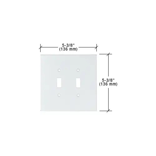 CRL PMP20150B Clear Double Toggle Acrylic Mirror Plates in Bulk