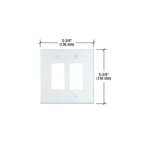 CRL PMP202 Clear Double Designer Acrylic Mirror Plate