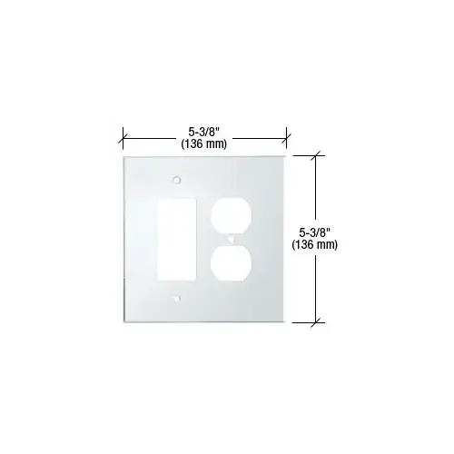 CRL PMP205 Clear Designer and Duplex Combo Acrylic Mirror Plate