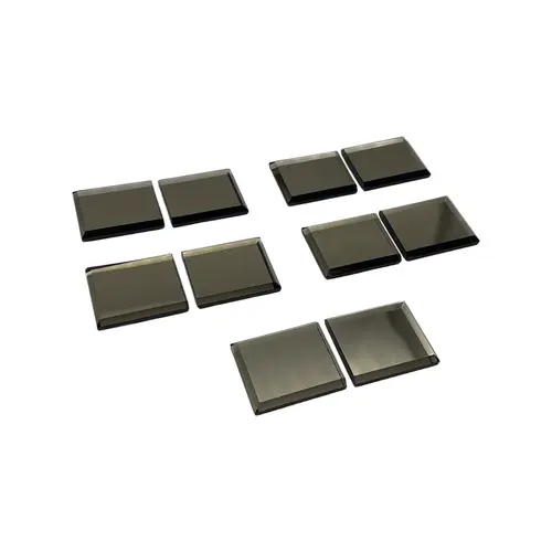 CRL RSB2 Bronze Acrylic Mirror Rocker Appliques