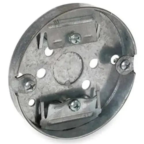 Orbit 10240972 Pancake Switch Box Steel 1/2" Deep with Clamp
