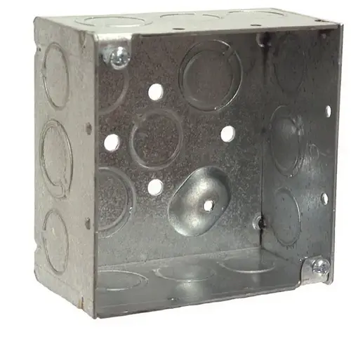 Orbit 10241146 Switch Box Steel 4" Square 2-1/8" Deep