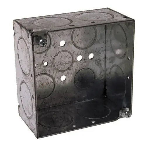 Orbit 10243311 Switch Box Steel 4" Square 2-1/8" Deep