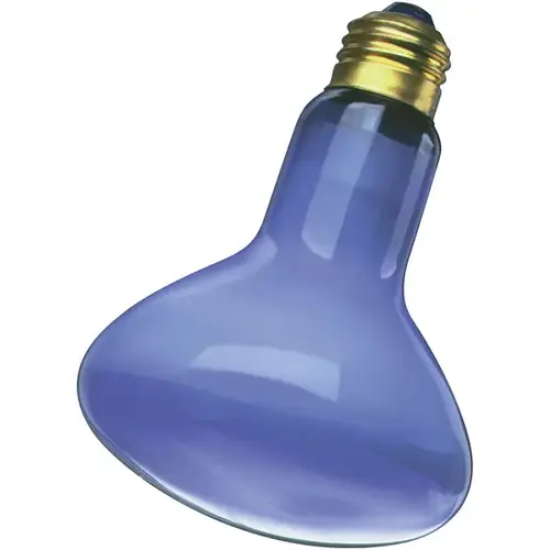 Satco S2852 Incandescent Reflector Light Bulb 150-Watt R30 E26 Blue (Plant)