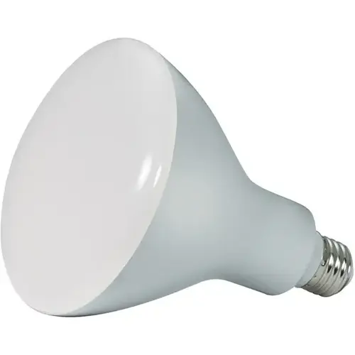 Satco S9634 75-Watt Equivalent BR40 Medium Base LED Light Bulb in Warm White