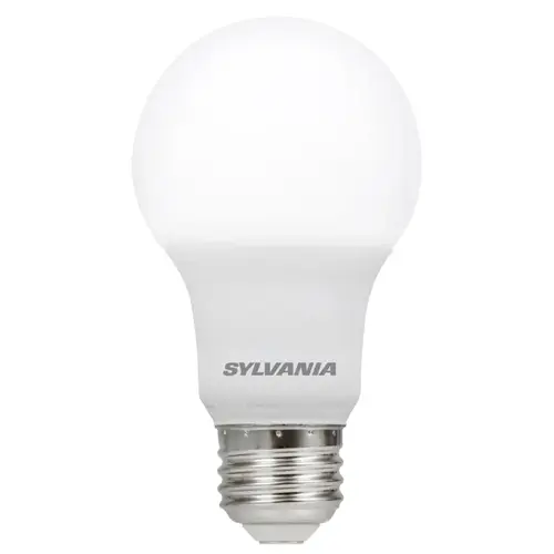 Sylvania 74687 Ultra LED Bulb, General Purpose, A19 Lamp, 60 W Equivalent, E26 Lamp Base, Dimmable, Frosted