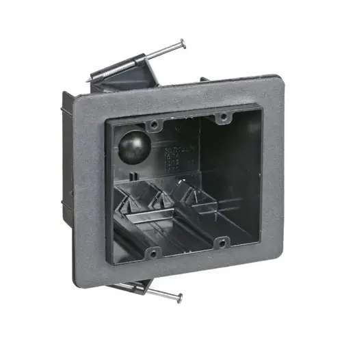 THOMAS & BETTS FN-236-V 2-Gang 36 cu. in. Non-Metallic Vapor Tight Wall Box Black