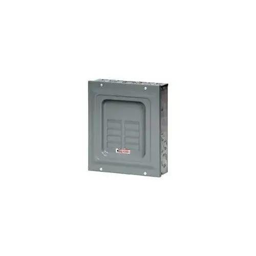 Eaton BR48L125SP Load Center, 125 A, 8 -Pole, 4 -Space, 8 -Circuit, Main Lug, NEMA 1 Enclosure, Surface Mounting Gray