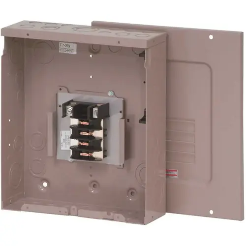 Eaton CH8L125SP CH 125 Amp 8-Space 16-Circuit Indoor Main Lug Loadcenter with Cover Gray