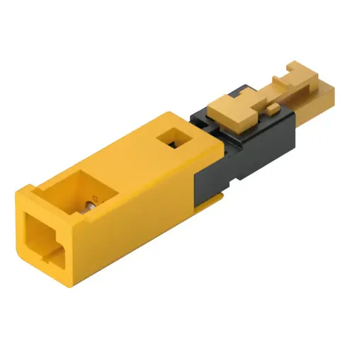Hafele 833.95.752 Adapter, Loox5 device - Loox driver For connecting to Loox driver, Voltage: 12 V, max. connected wattage: 42 W, length 45 mm
