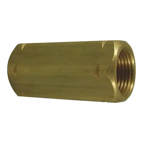 MEC ME305 Single Piece Adapter, Brass, F.Pol x F.Pol